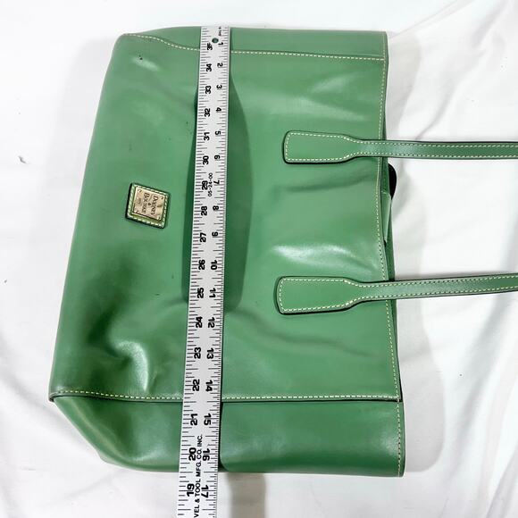 Dooney & Bourke Ashton Shoulder Tote Bag Large Ivy Green Smooth Leather Gold - Picture 16 of 16
